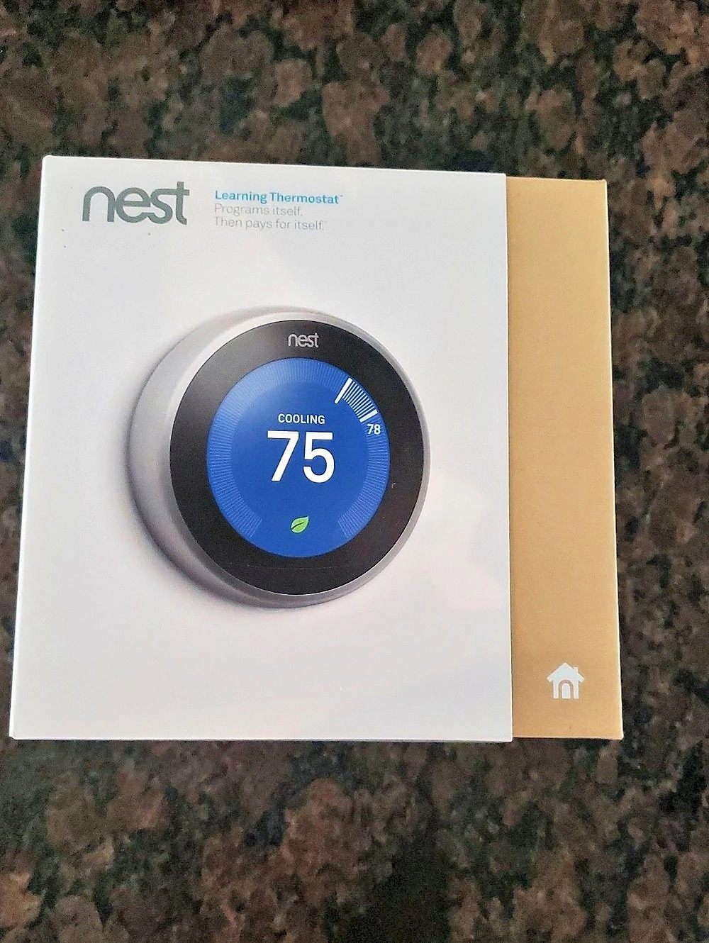 Nest Learning Thermostat Smart Home Thermostat White Black Like New